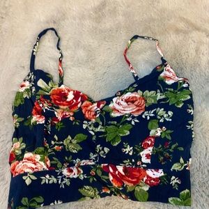 Flower crop top